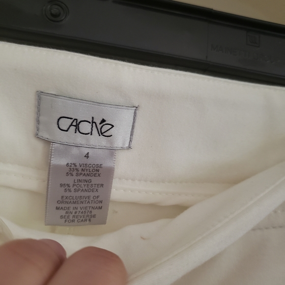 White Caché Pant Suit with Tank to Match - Picture 4 of 16